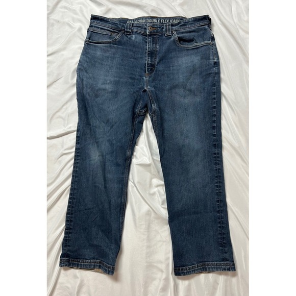 Duluth Trading Co Other - Duluth Trading Co Ballroom Double Flex Jeans Mens 36x28 Relaxed Fit Blue Denim